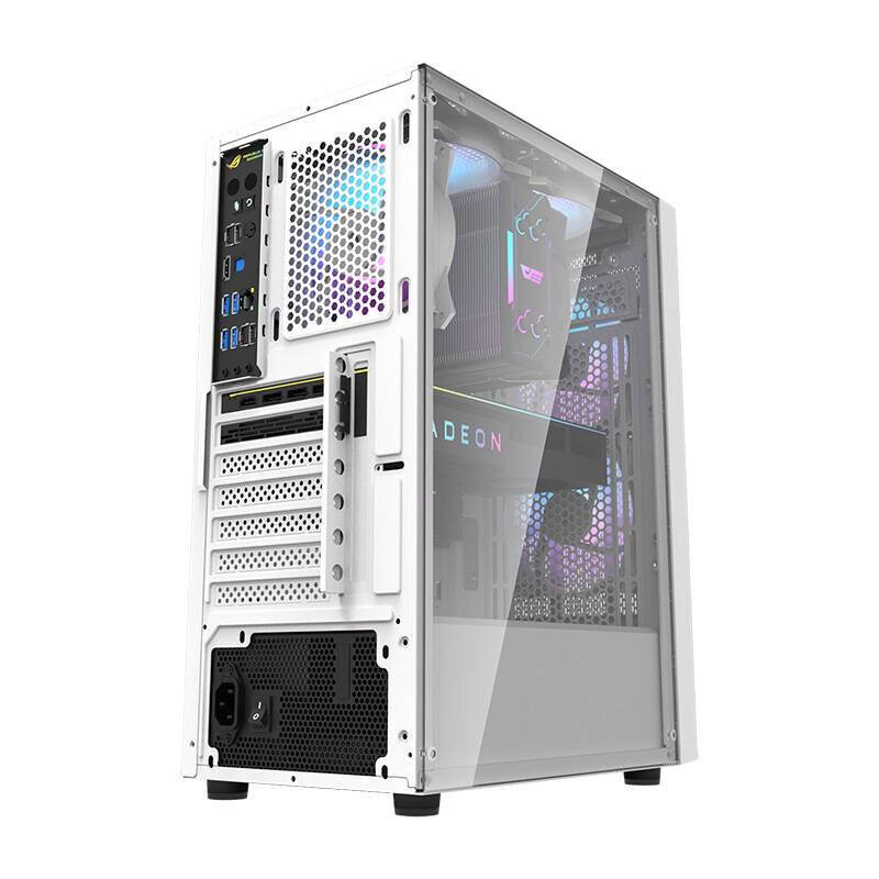 Symboolafbeelding voor DARKFLASH - A290 white - Darkflash A290 Computerbehuizing (wit) + 3 RGB-Ventilator