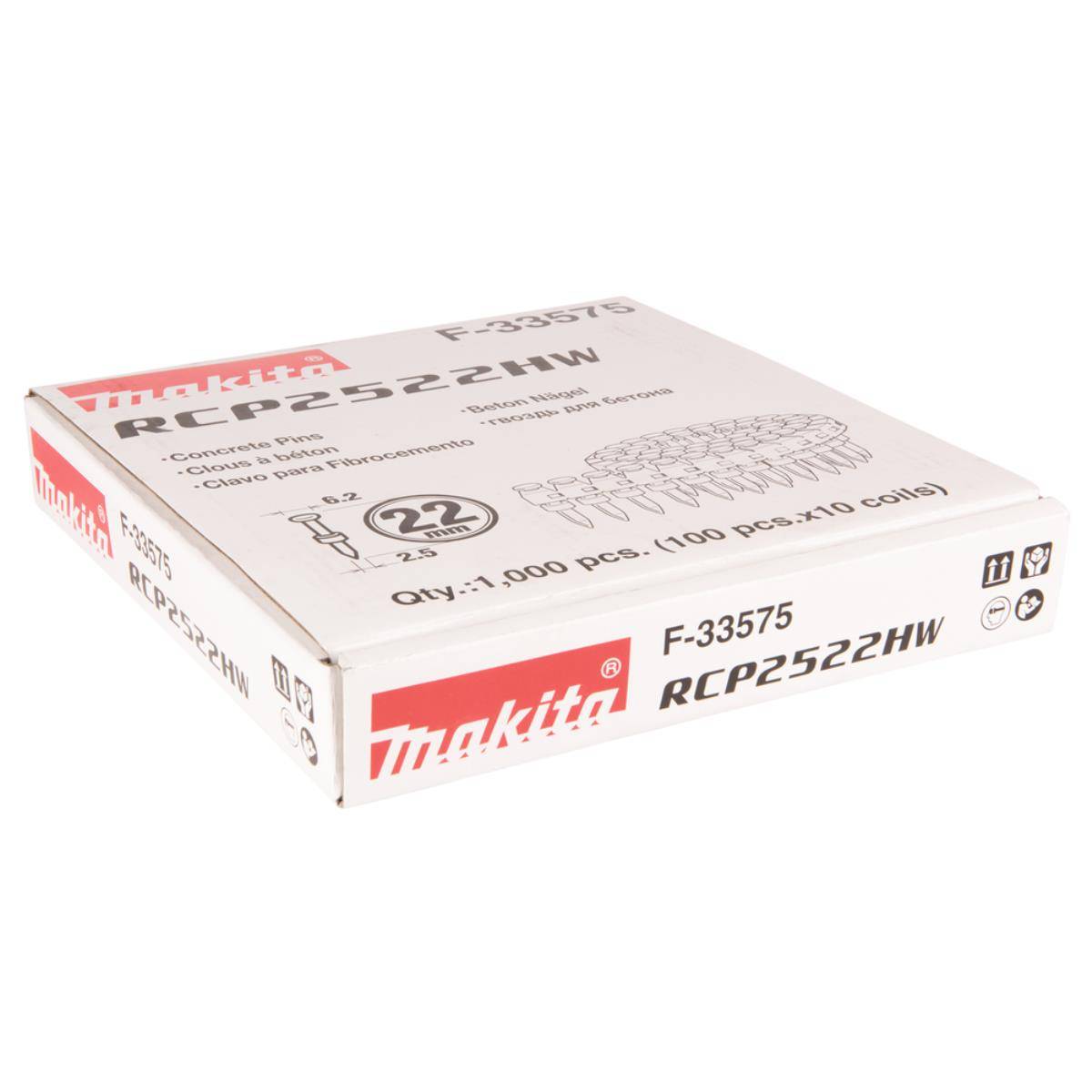 Betonnagel 2,5X22mm - Gegalvaniseerd - F-33575-1