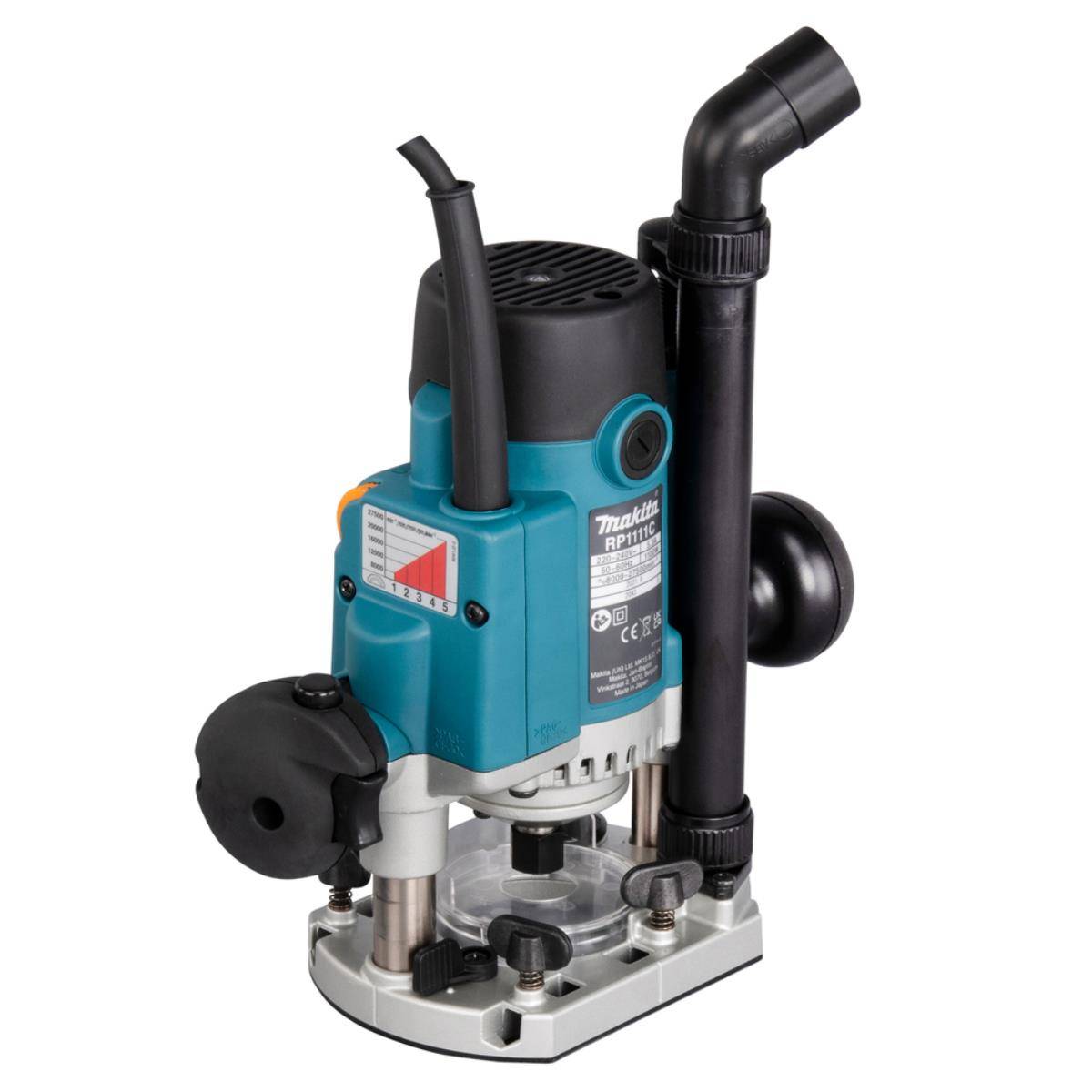 Bovenfreesmachine Makita 2T. 8Mm 1100W Rp1111c-2