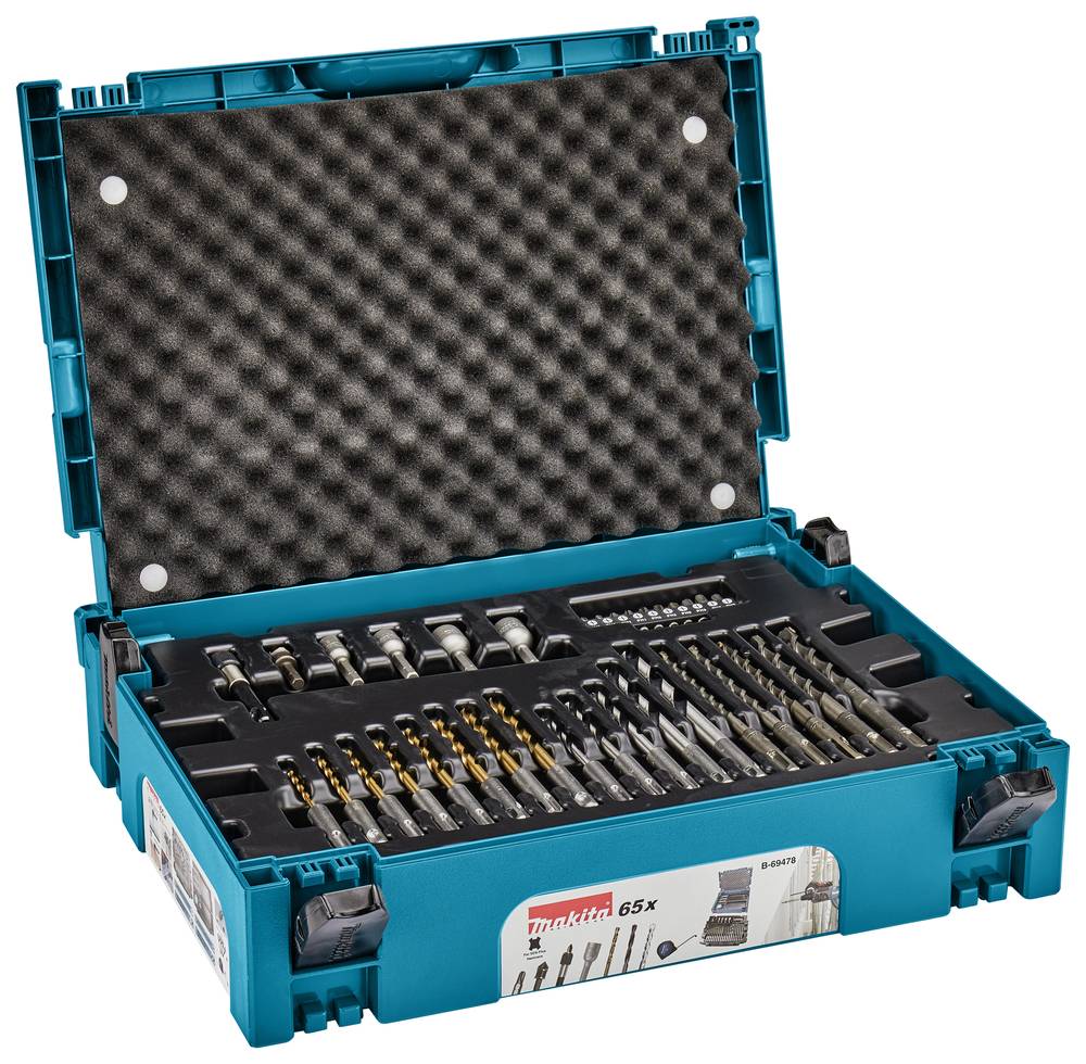 Makita Boor/schroefbitset SDS-PLUS 65-delig Mbox - B-69478-3