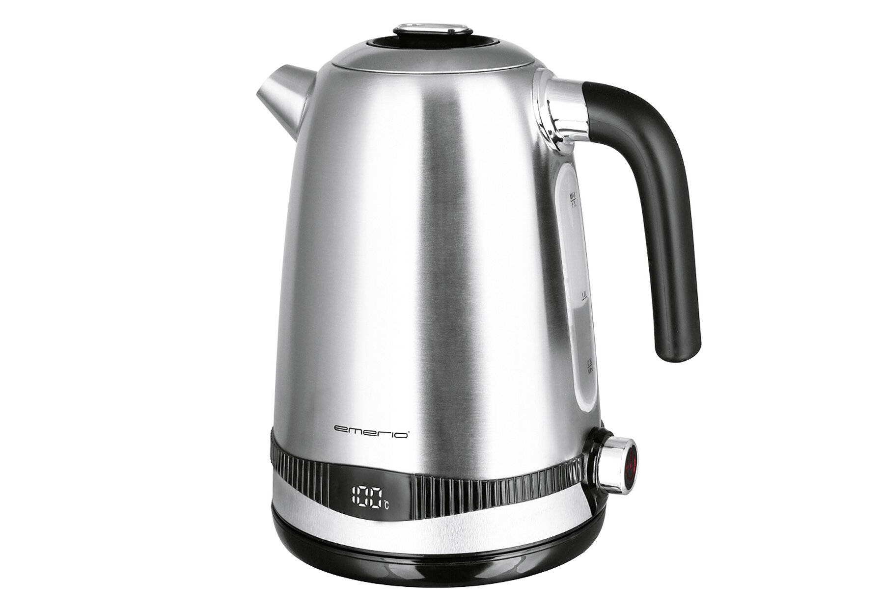 EMERIO WK-124658.1 Waterkoker Snoerloos, BPA-vrij Aantal/Volume: 1.7 l Zilver, Zwart-4