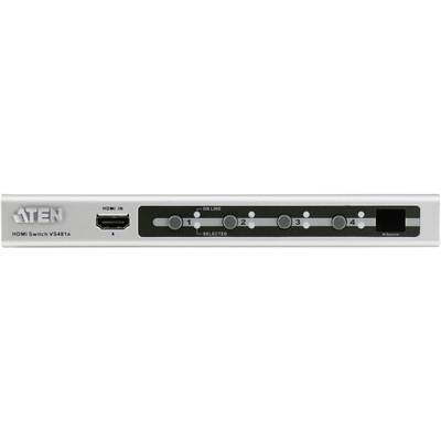 ATEN VS481A-AT-G HDMI-switch 4 poorten Via PC bedienbaar, Met afstandsbediening 1920 x 1200 Pixel
