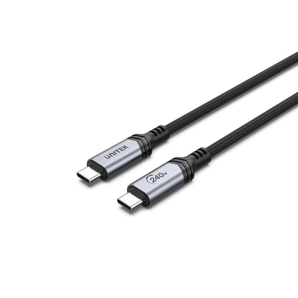 UTK UNITEK KABEL USB-C, 240W, 2M-0
