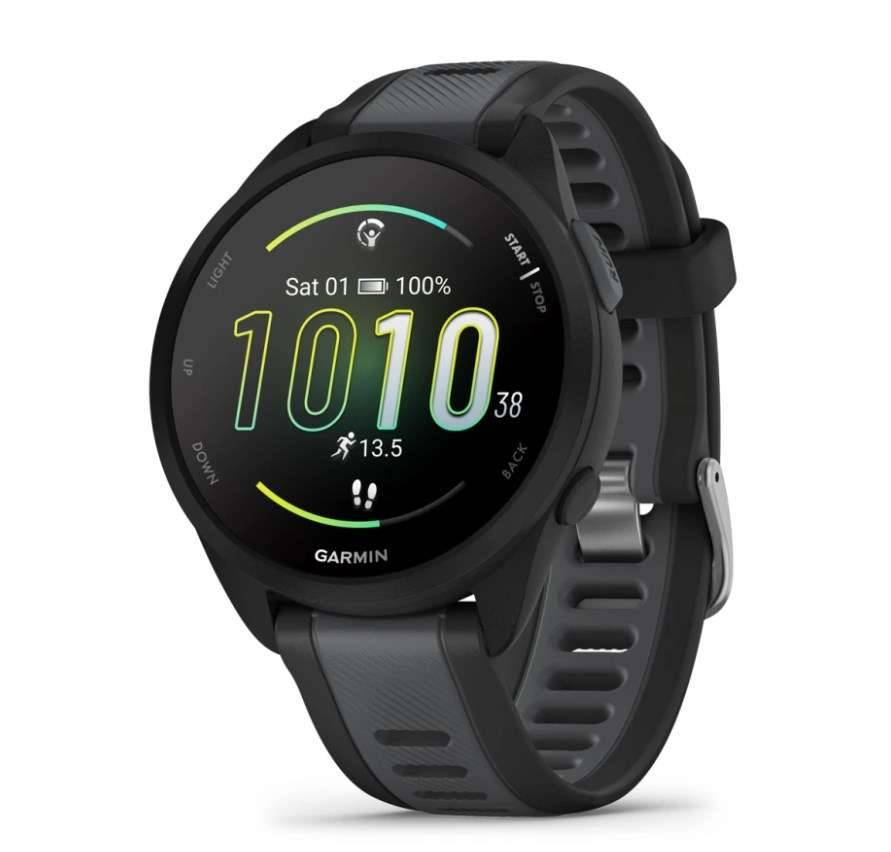 Garmin Forerunner 165 3,05 cm (1.2") AMOLED 43 mm Digitaal 390 x 390 Pixels Touchscreen Zwart GPS-0