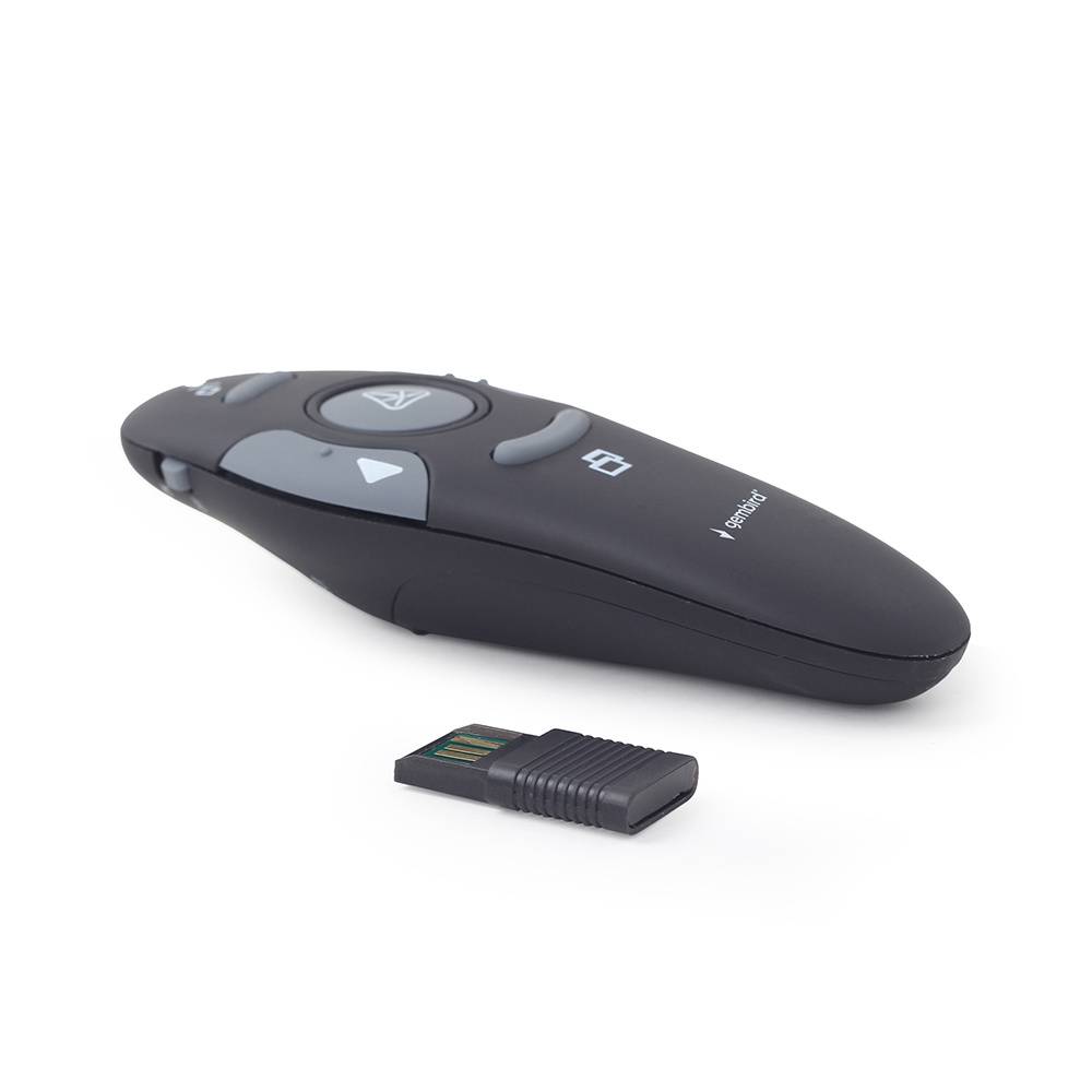 GEMBIRD WP-L-11 Presenter; zwart; USB-A-stekker; 2,4GHz; 10m - 1 stuk-0