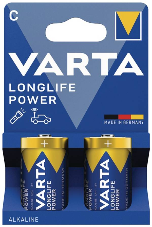 1x2 Varta Longlife Power Baby C LR14