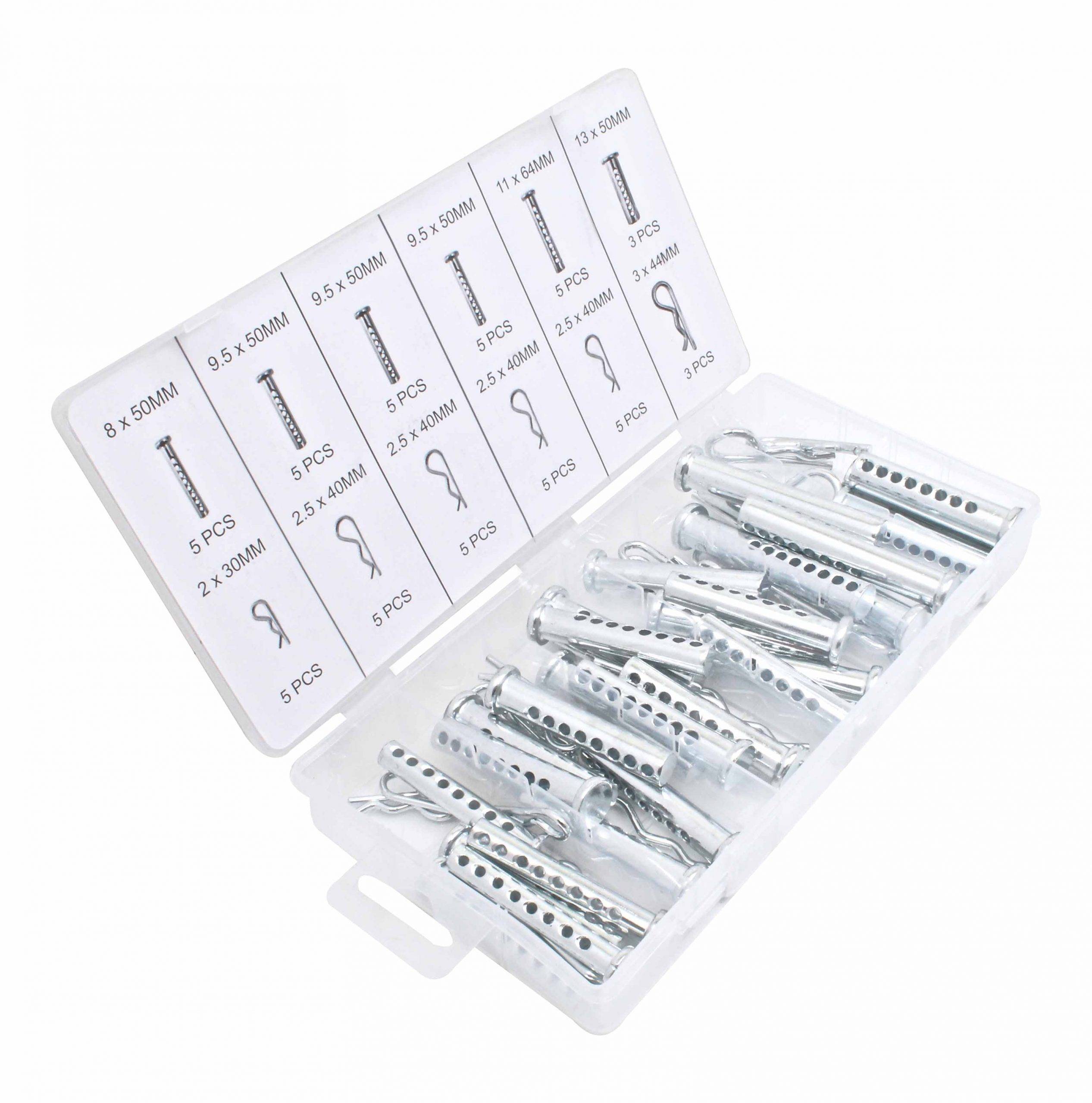 SATRA Assortiment borgpennen en gaffelpennen (56st)-0