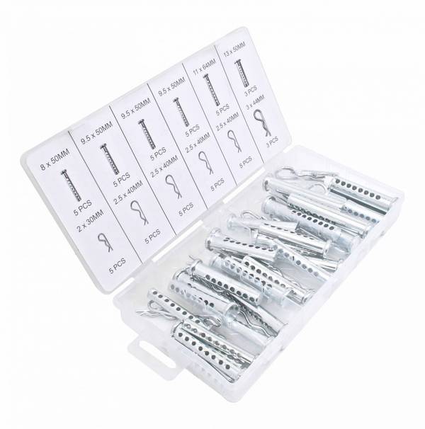 SATRA Assortiment borgpennen en gaffelpennen (56st)