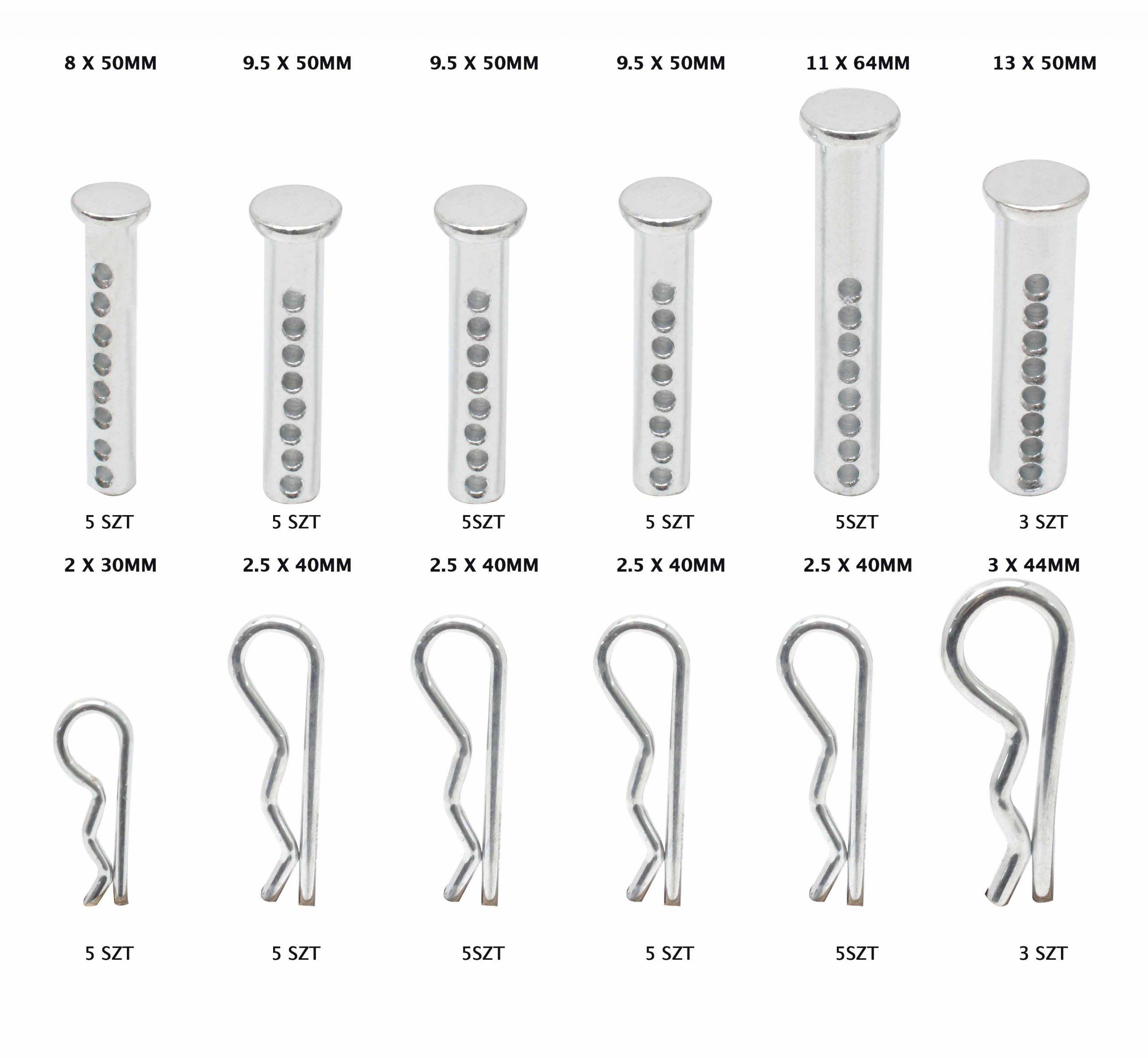 SATRA Assortiment borgpennen en gaffelpennen (56st)-1