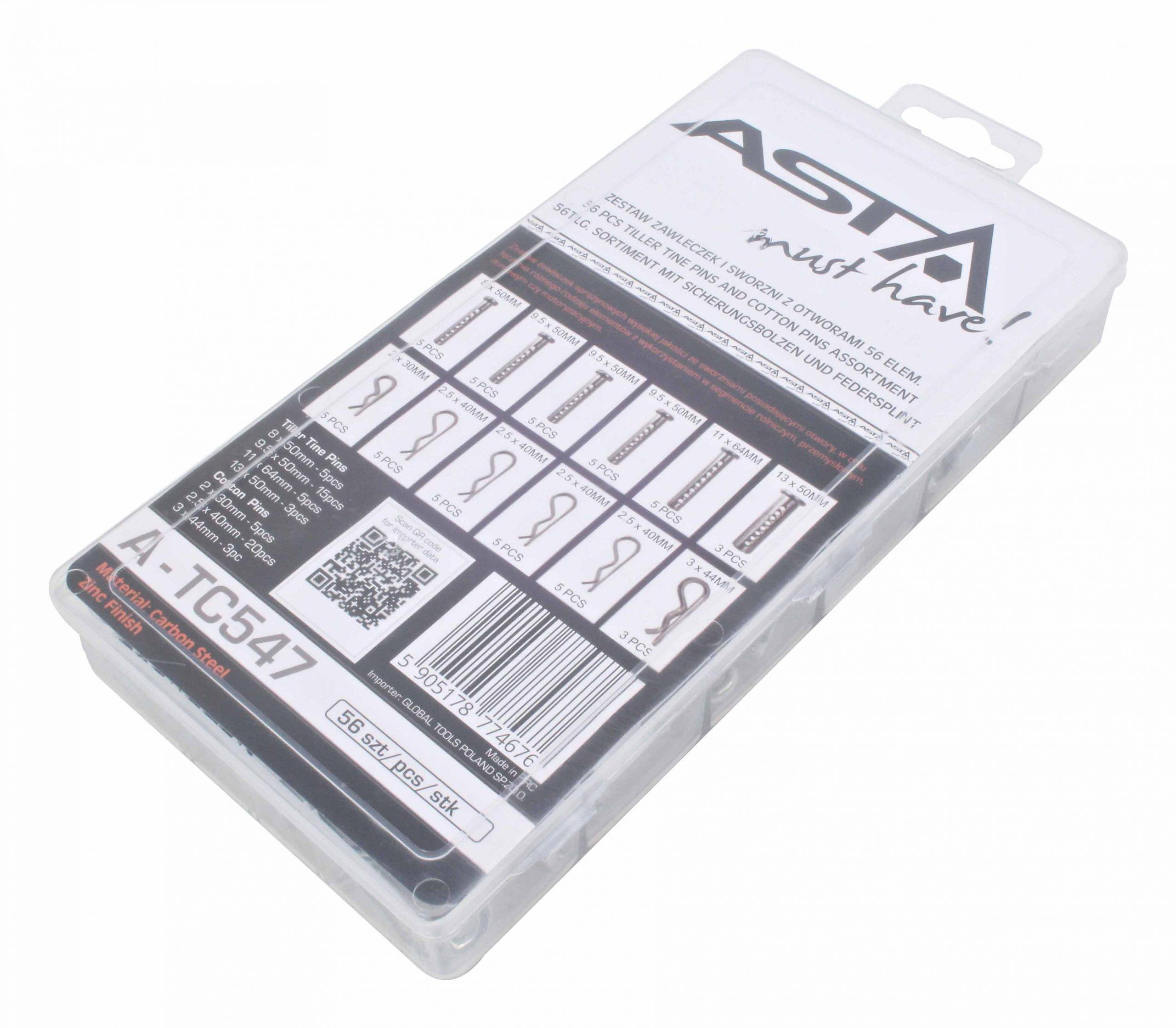 SATRA Assortiment borgpennen en gaffelpennen (56st)-2