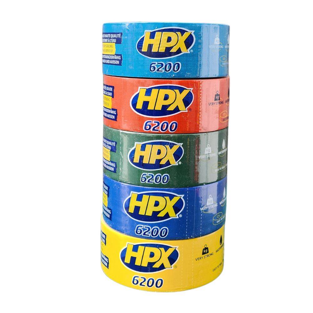HPX 6200 Repair Duct tape donkerblauw 48mm x 25 meter-1