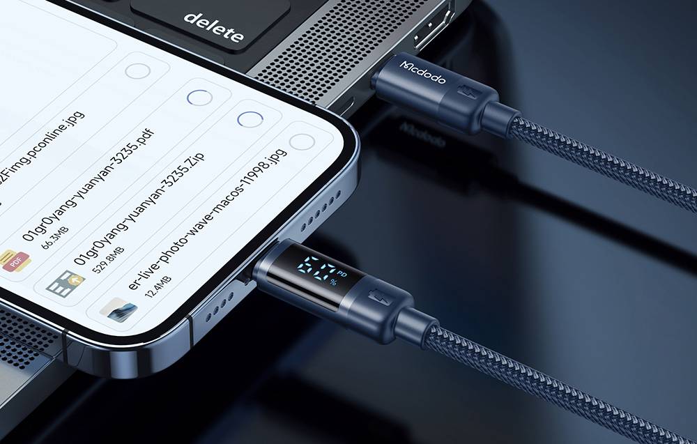 MCDODO Laadkabel USB-C naar Lightning 36W, 1,2 m-1
