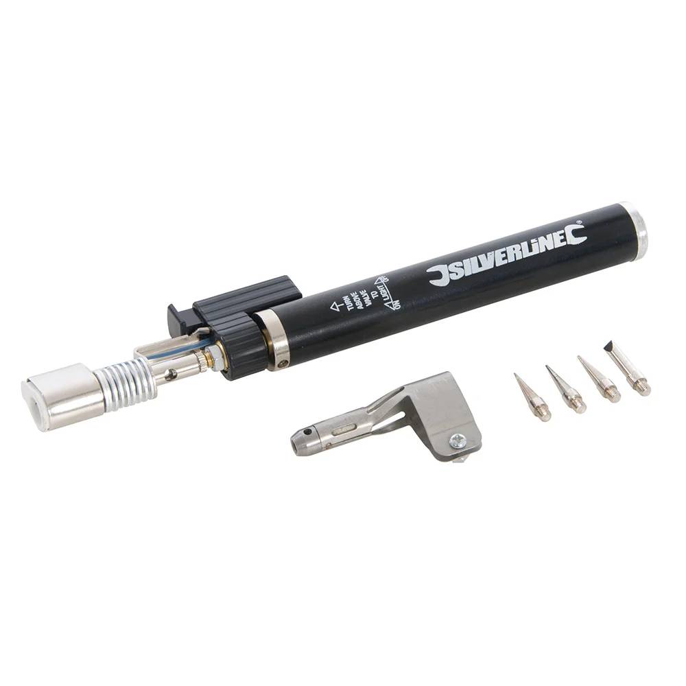 SILVERLINE Gas soldeerbout 195 mm-0
