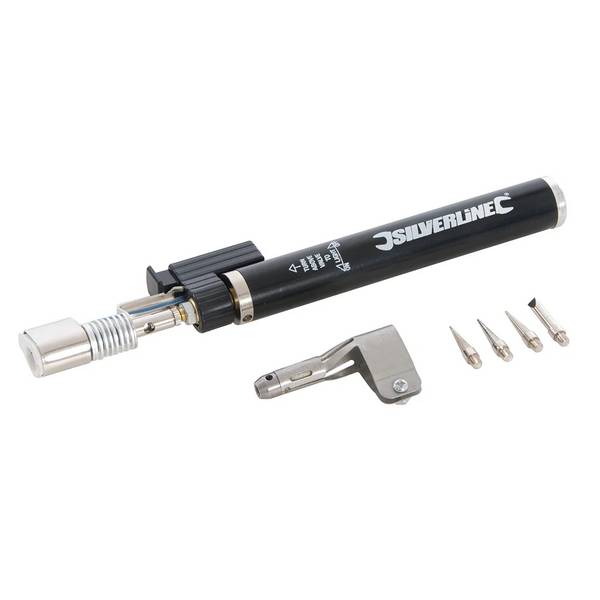 SILVERLINE Gas soldeerbout 195 mm
