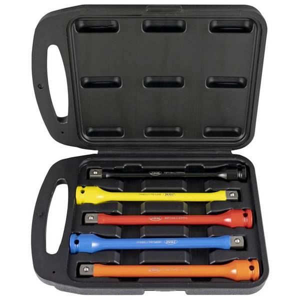 JBM 1/2" Torsie verlengstukken set 100-110-120-135-150 Nm