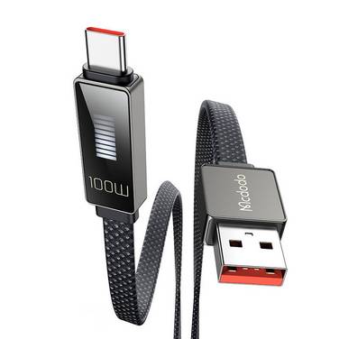 MCDODO Laadkabel USB to USB-C met display 1.2m