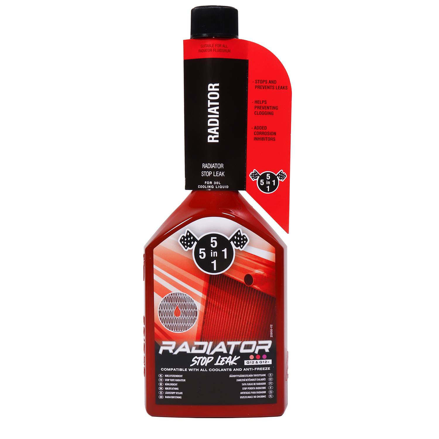 5in1 radiator stop leak rood G12 (325 ml)-0