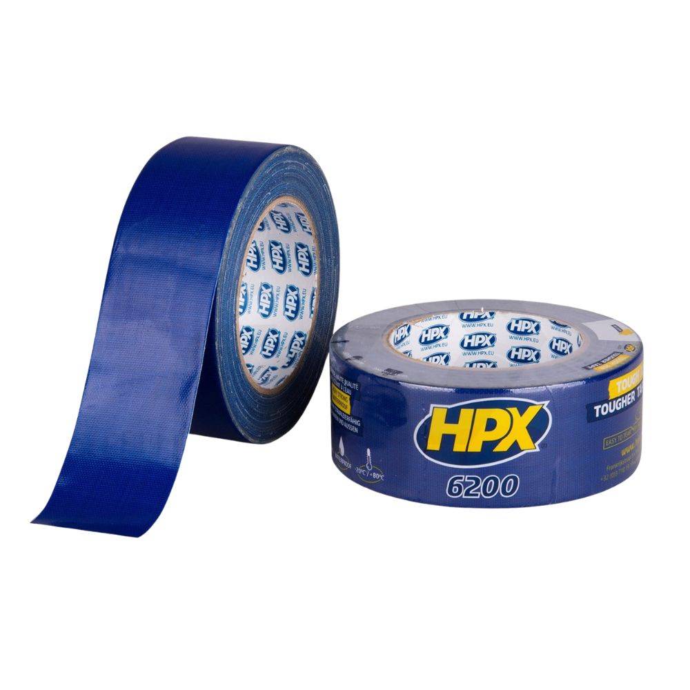 HPX 6200 Repair Duct tape donkerblauw 48mm x 25 meter-0