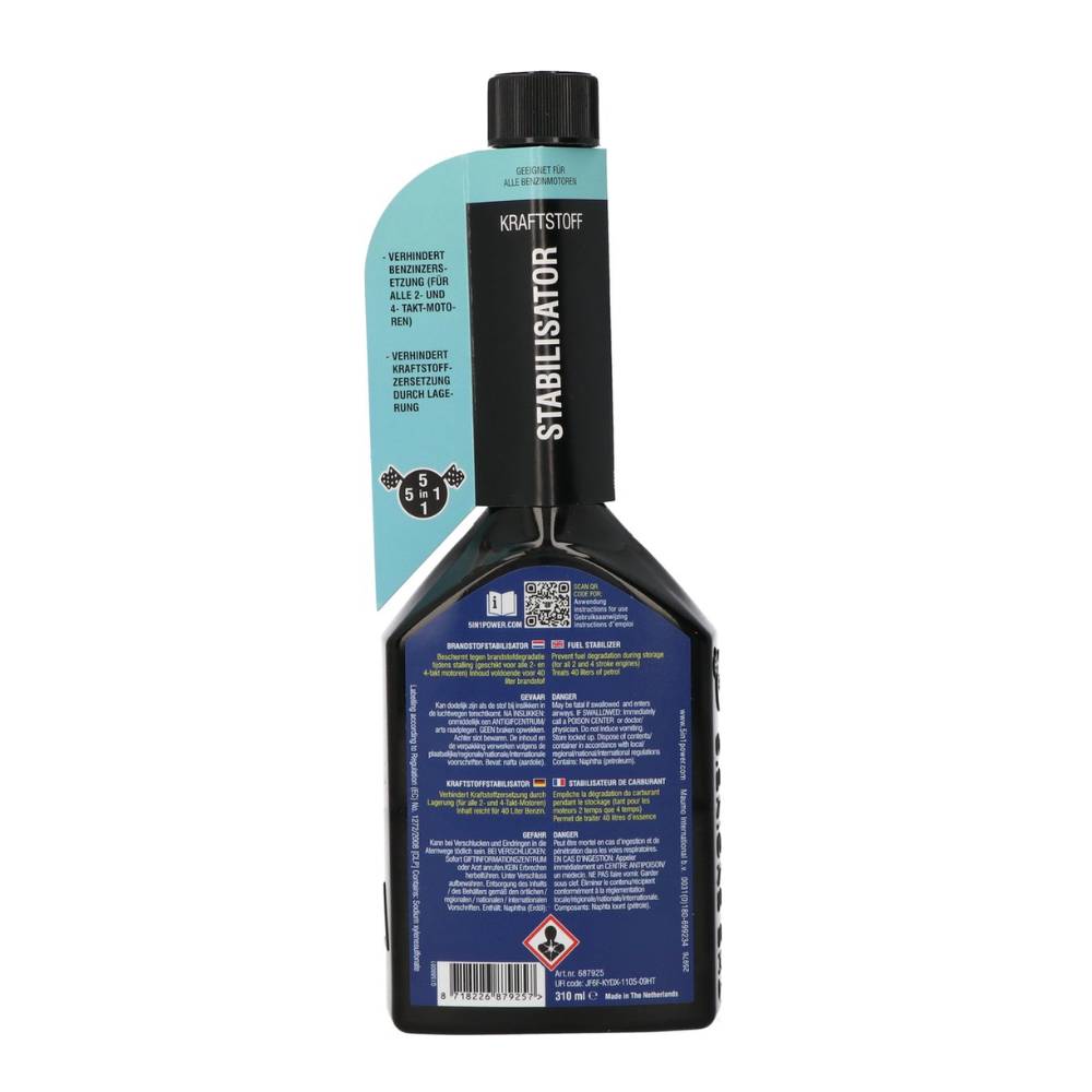 5in1 Brandstof Stabilizer benzine 310ml-1
