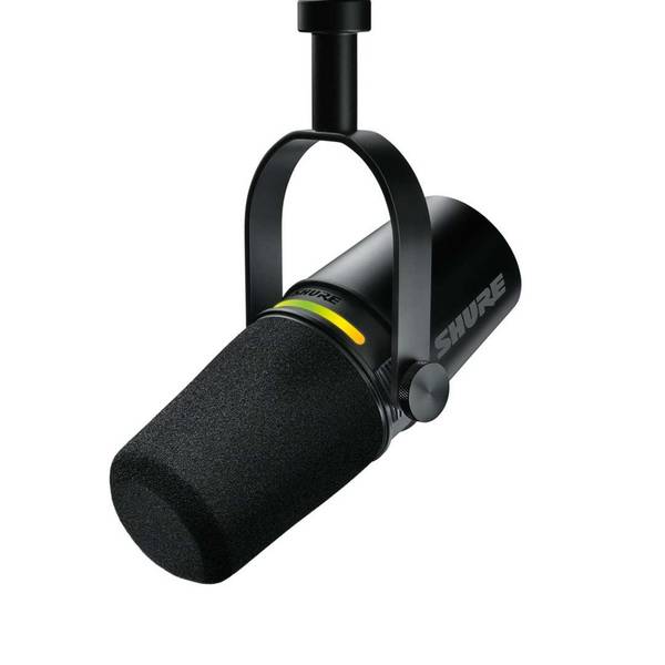 SUH Shure MV7+-K-BNDL - lessenaar/zangmicrofoon met XLR/USB-C aansluiting, zwart + bureaustatief GATOR