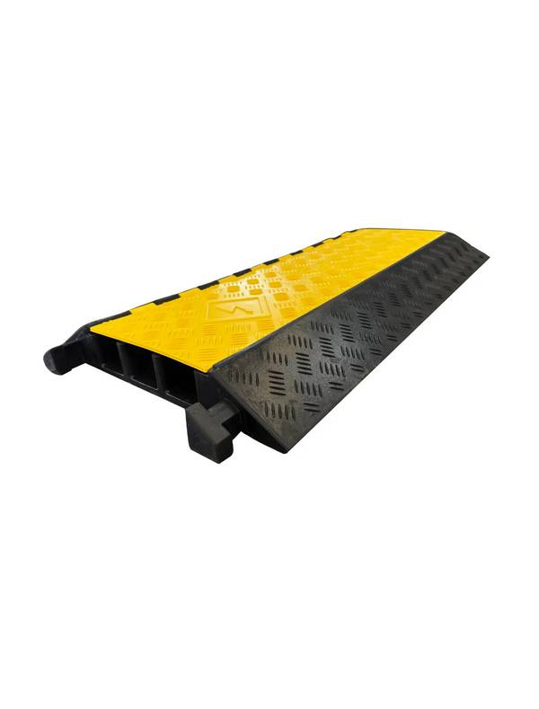 Kabelbrug 3 kanalen (3x 60 x 52 mm), MAX, hoogwaardig rubber met gele deksel.