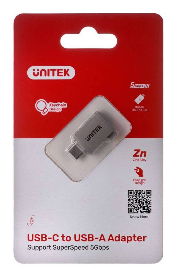 UTK UNITEK ADAPTER USB-C-USB-A 3.1 GEN1, M/V, A1025GNI