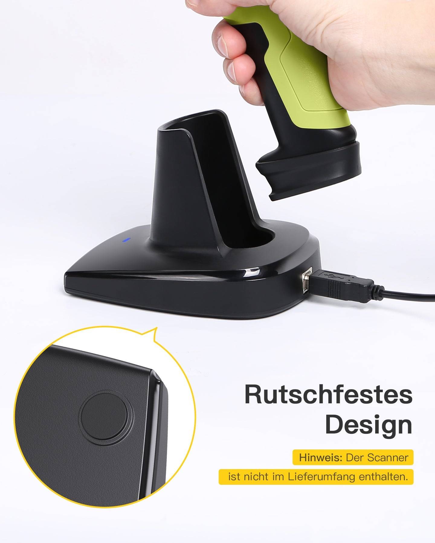 Inateck barcodescanner BS04001 2-1 basis [BS04001_zwart]-4