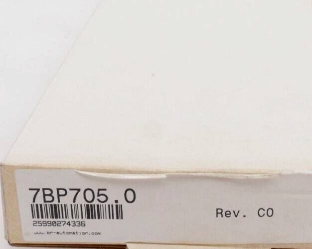 B&R - 7BP705.0 - B&R Modulträger | Rev. C0 | 7BP705.0-1