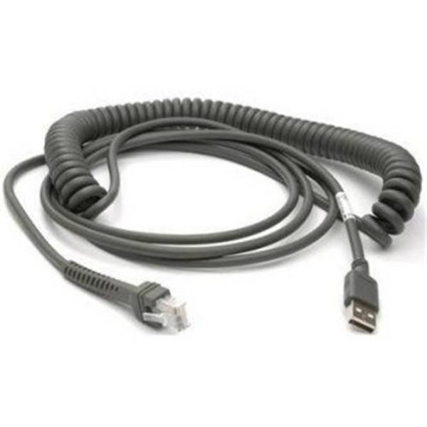 Datalogic Scanning USB kabel, TypA, spiraal, 5m