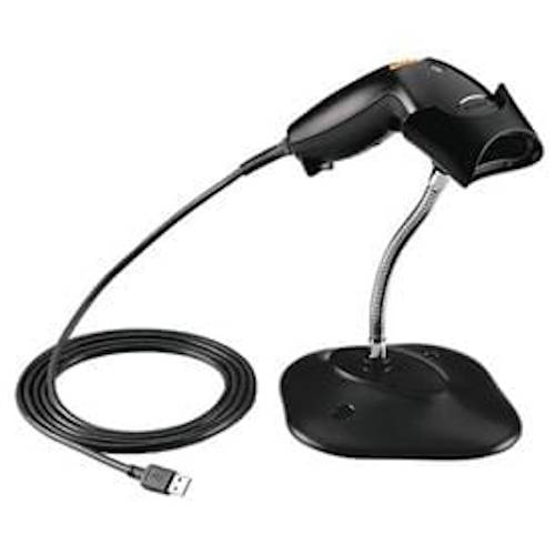 Symboolafbeelding voor Zebra LS1203, USB-kit, zwart. Inc: Kabel USB en Standaard EMEA, RS232, USB, KBW incl.: kabel en standaard