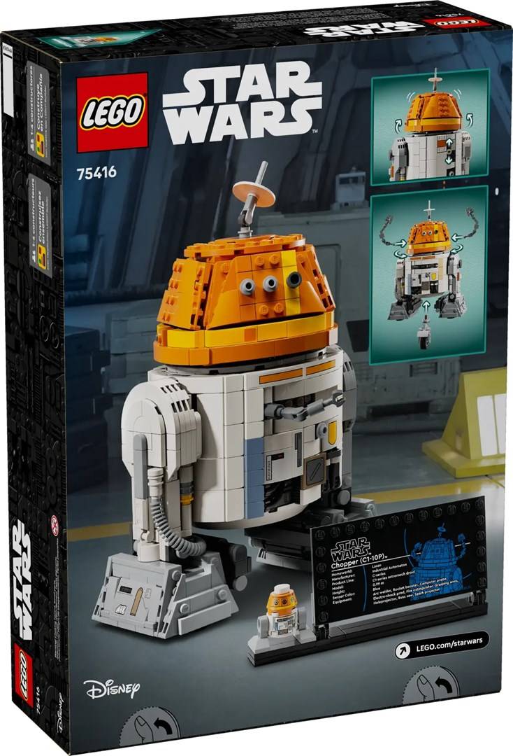 LEGO STAR WARS 75416 Chopper (C1-10P) Astromech Droid-1