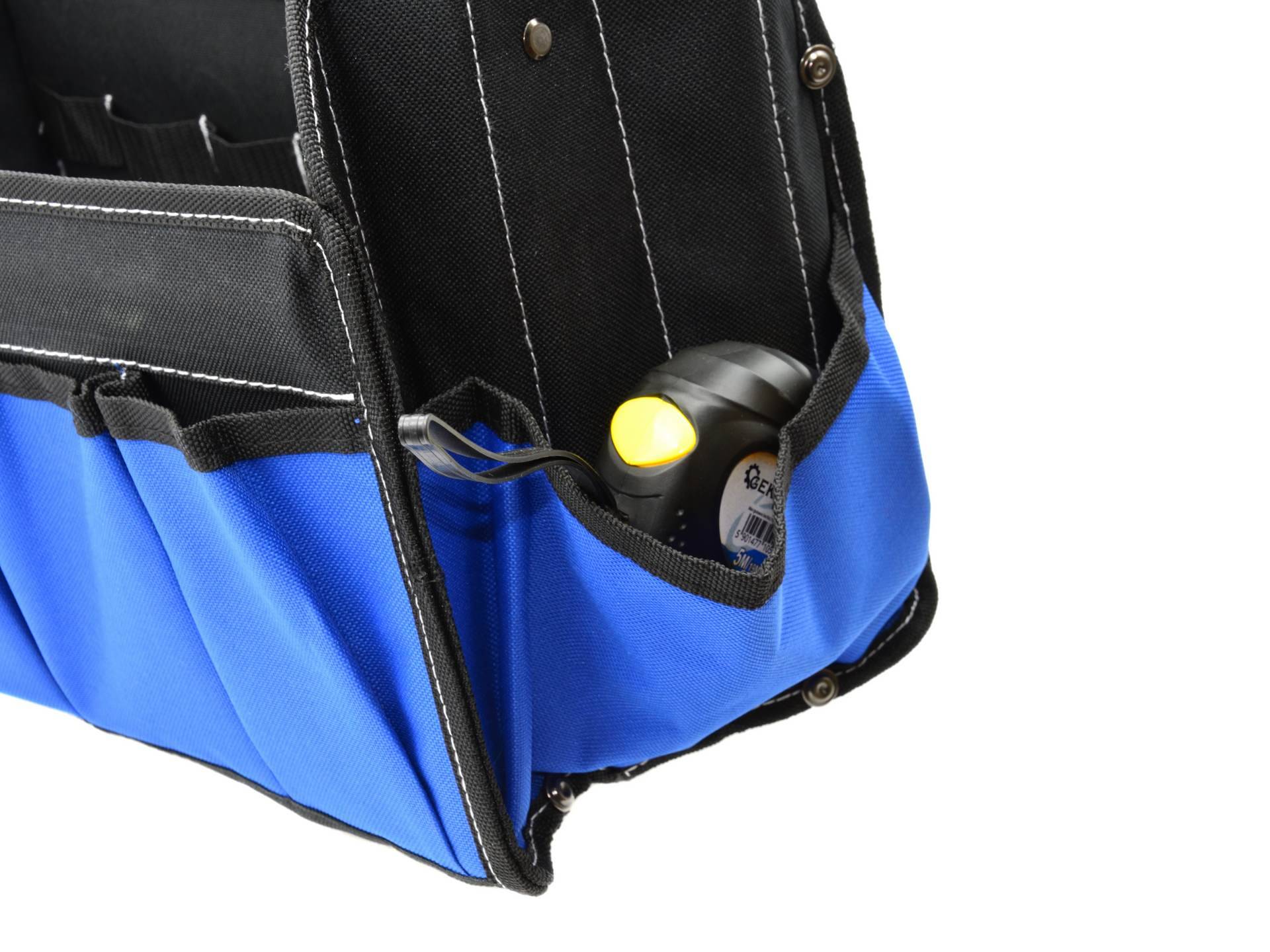 GEKO Open gereedschapstas met metalen handvat-3