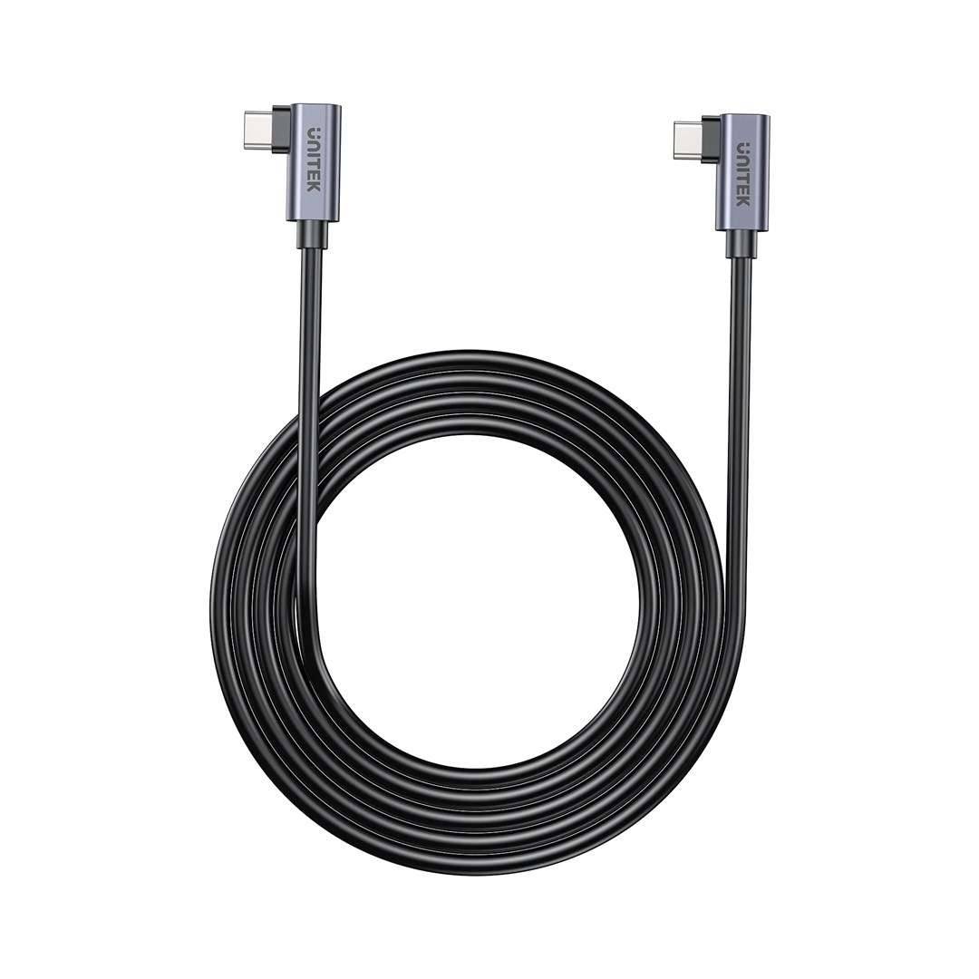 UTK UNITEK C14147ABK01-1M - USB C 90°/90° PD 100W M/M 1M-0