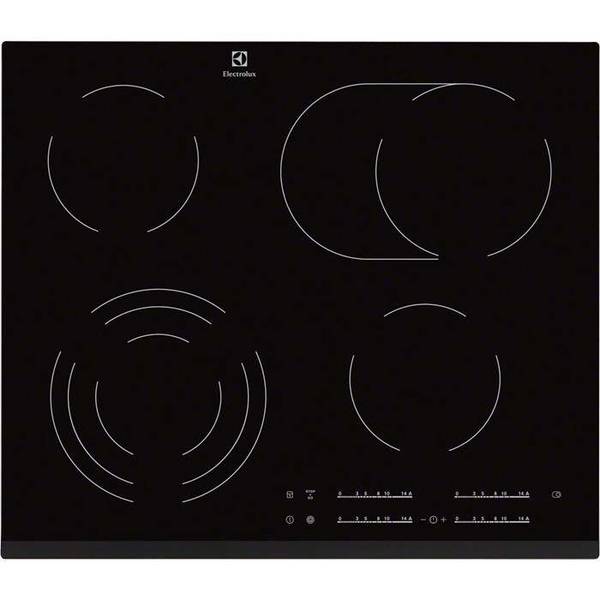 ELC Electrolux EHF6547FXK kookplaat Zwart Ingebouwd 4 zone(s)