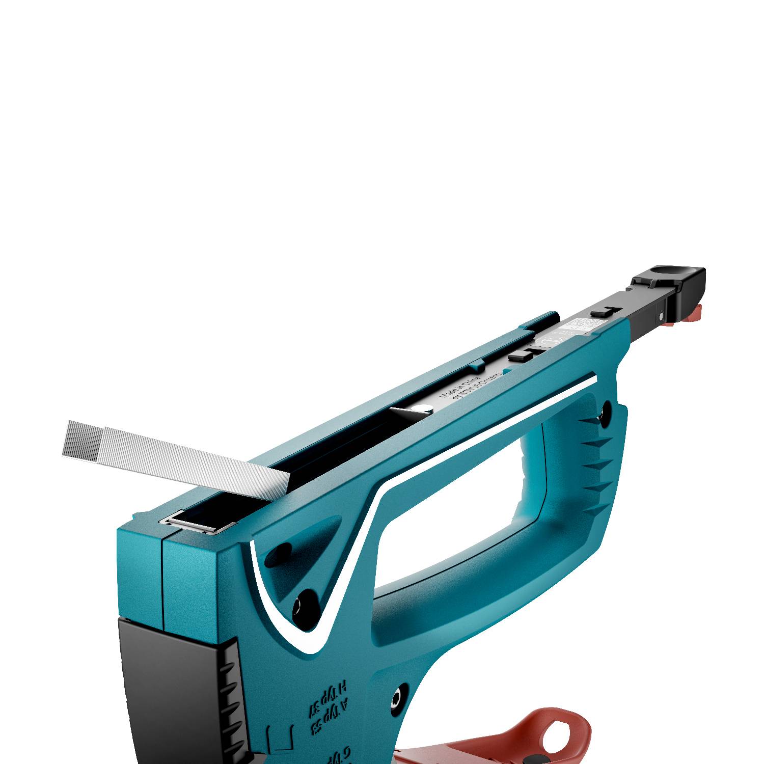 novus J-15 Handtacker - Turquoise/Wit (030-0473)-2
