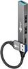 Goobay Slim 4-poorts USB-hub, USB-A naar USB-C™/USB-A, USB 3.2 - USB-A-stekker (USB 3.2) > 1x USB-A-aansluiting (USB...