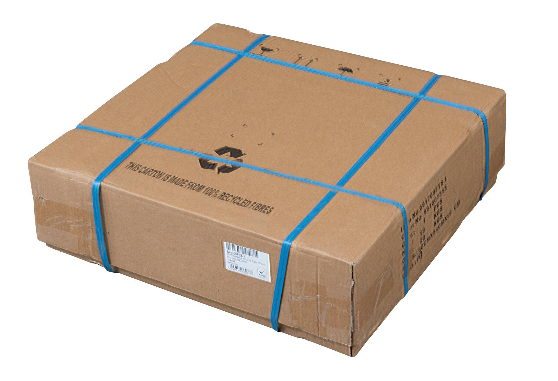 EFB 19" Wandbehuizing Flat Pack 15HE, diepte 450 mm, grijs (palletstelling)-2