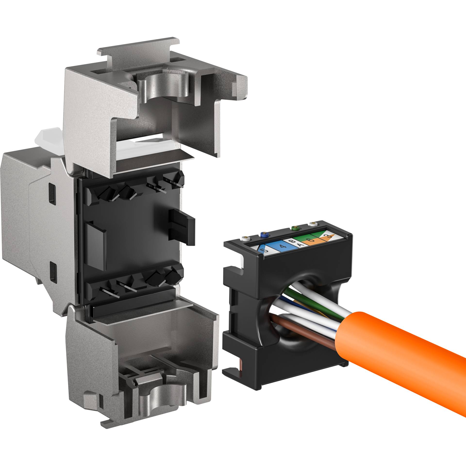 EFB Elektronik E-20072 RJ45-inbouwmodule Keystone CAT 6 1 stuk(s)-3