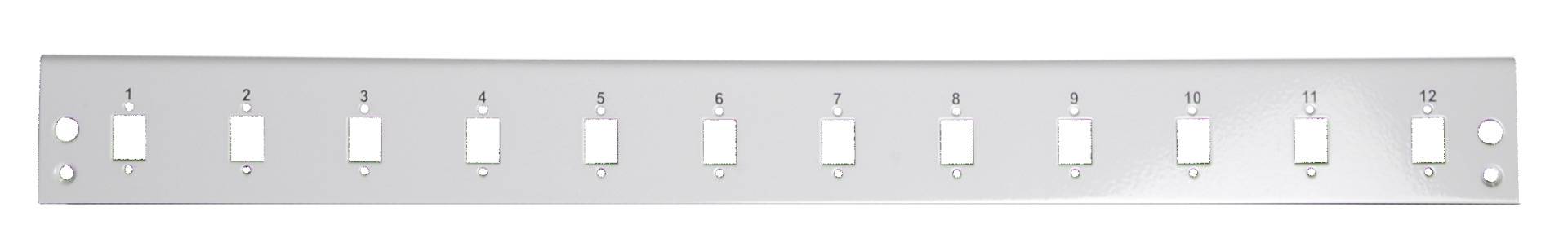 EFB Electronics EFB VSB-FP-6SC-S - Frontpaneel 6x SC / E2000 Simplex / MTRJ / LC Duplex grijs-1