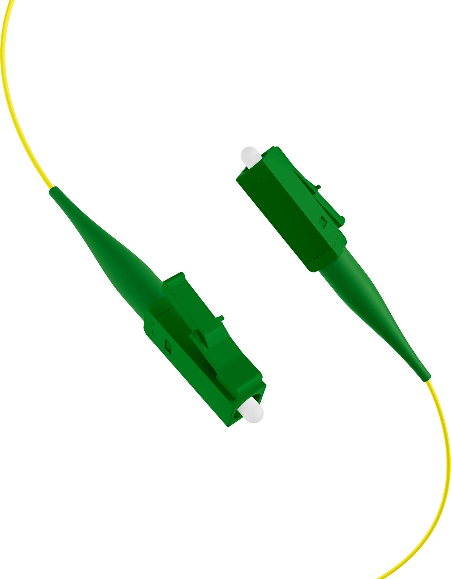 EFB vezel pigtail LC/APC OS2 G657A2 geel 2m-1