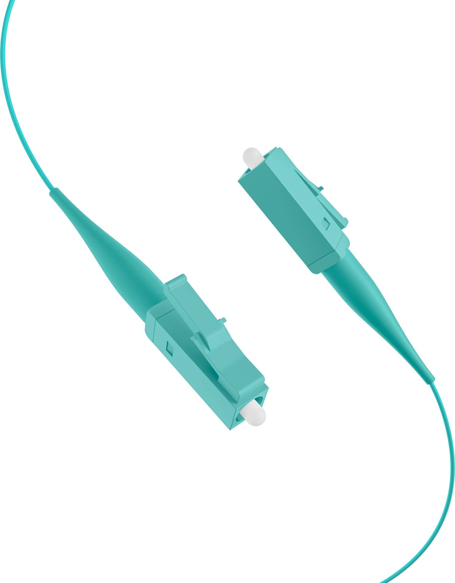 EFB vezel pigtail LC 50/125 OM3, aqua, 2m-1