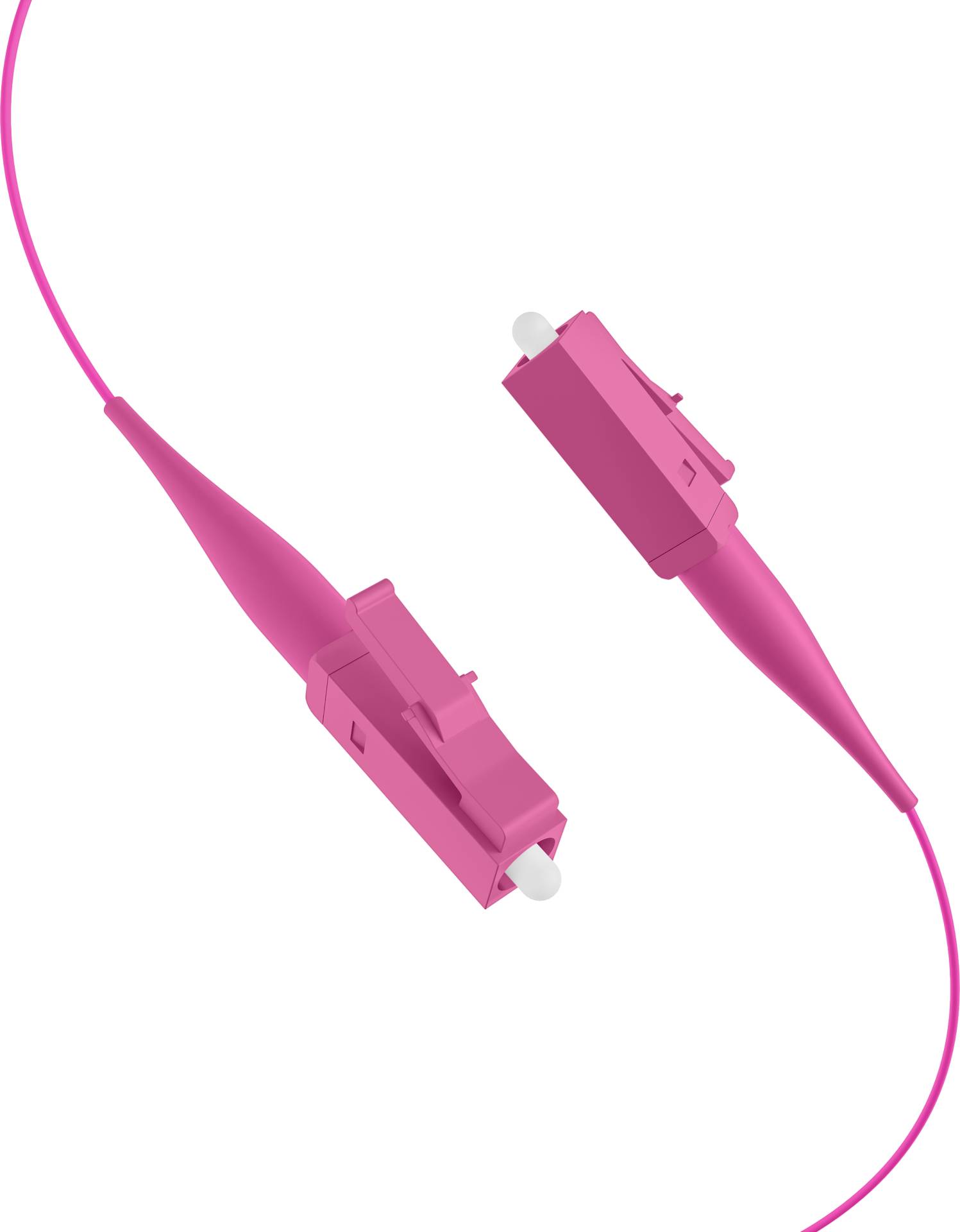 EFB vezel pigtail LC 50/125 OM4, violet, 2m-1