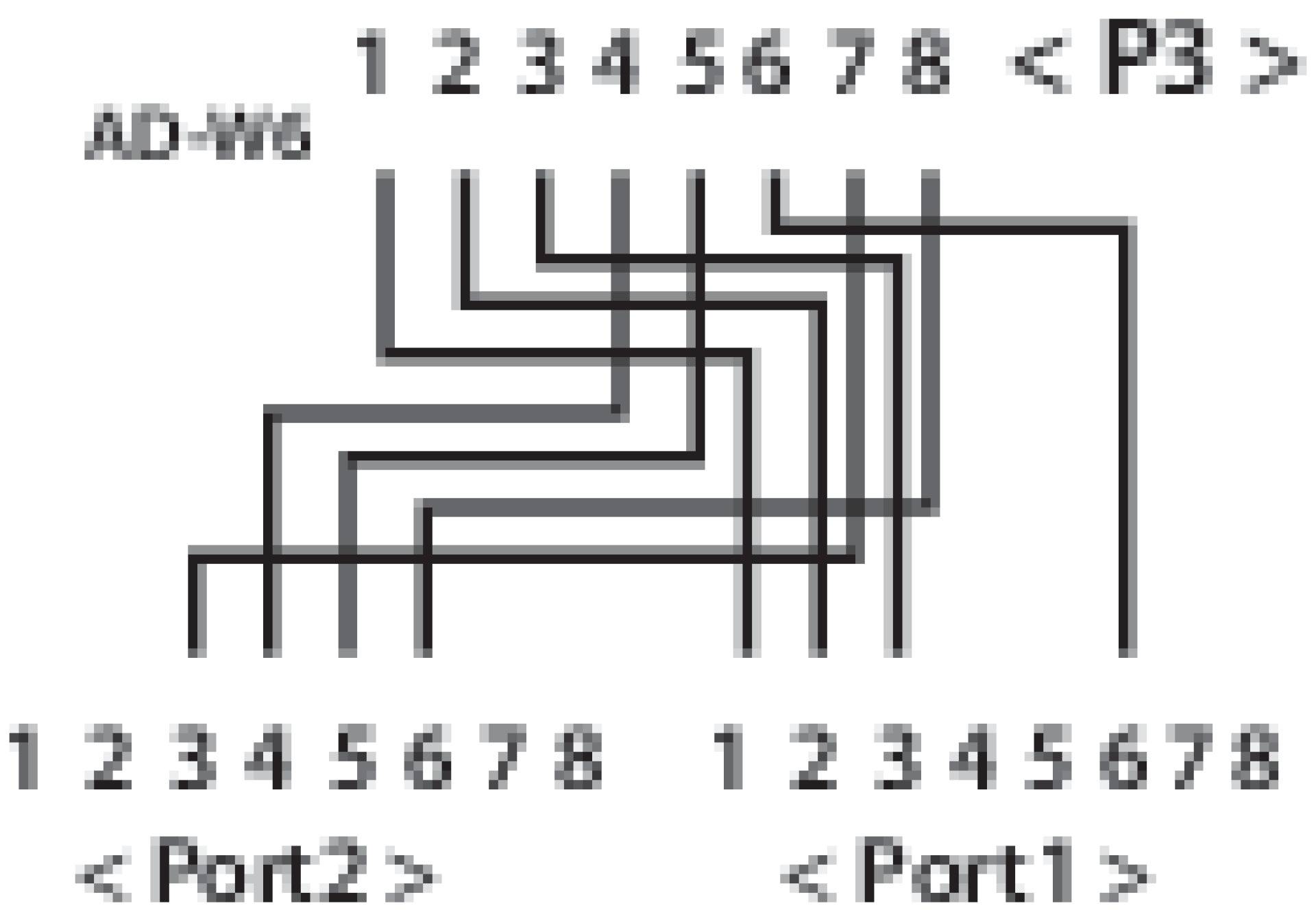 EFB T-adapter Cat.5e 10/100BaseT/ISDN-1