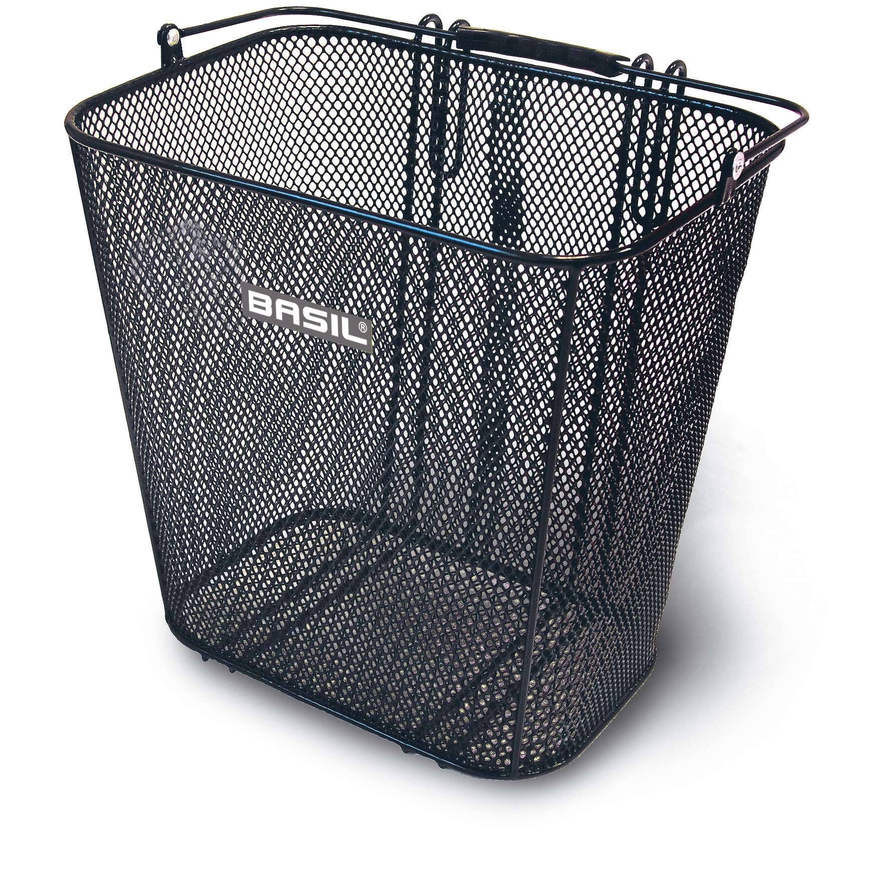 Fietsmand Basil Cardiff 35 x 29 x 35 cm - zwart-0