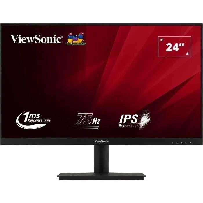 PC-scherm - VIEWSONIC - VA240-H-2 - 24 FHD - IPS-paneel - 1 ms - 75 Hz - HDMI / VGA-0