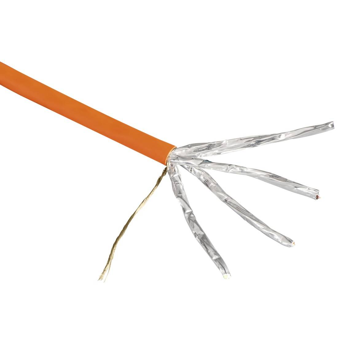 Hama Cat.7 Netwerkkabel - Ongemonteerde Kabel - 10 Gbit/s - S/FTP Afgeschermd - 50 m (00020099)