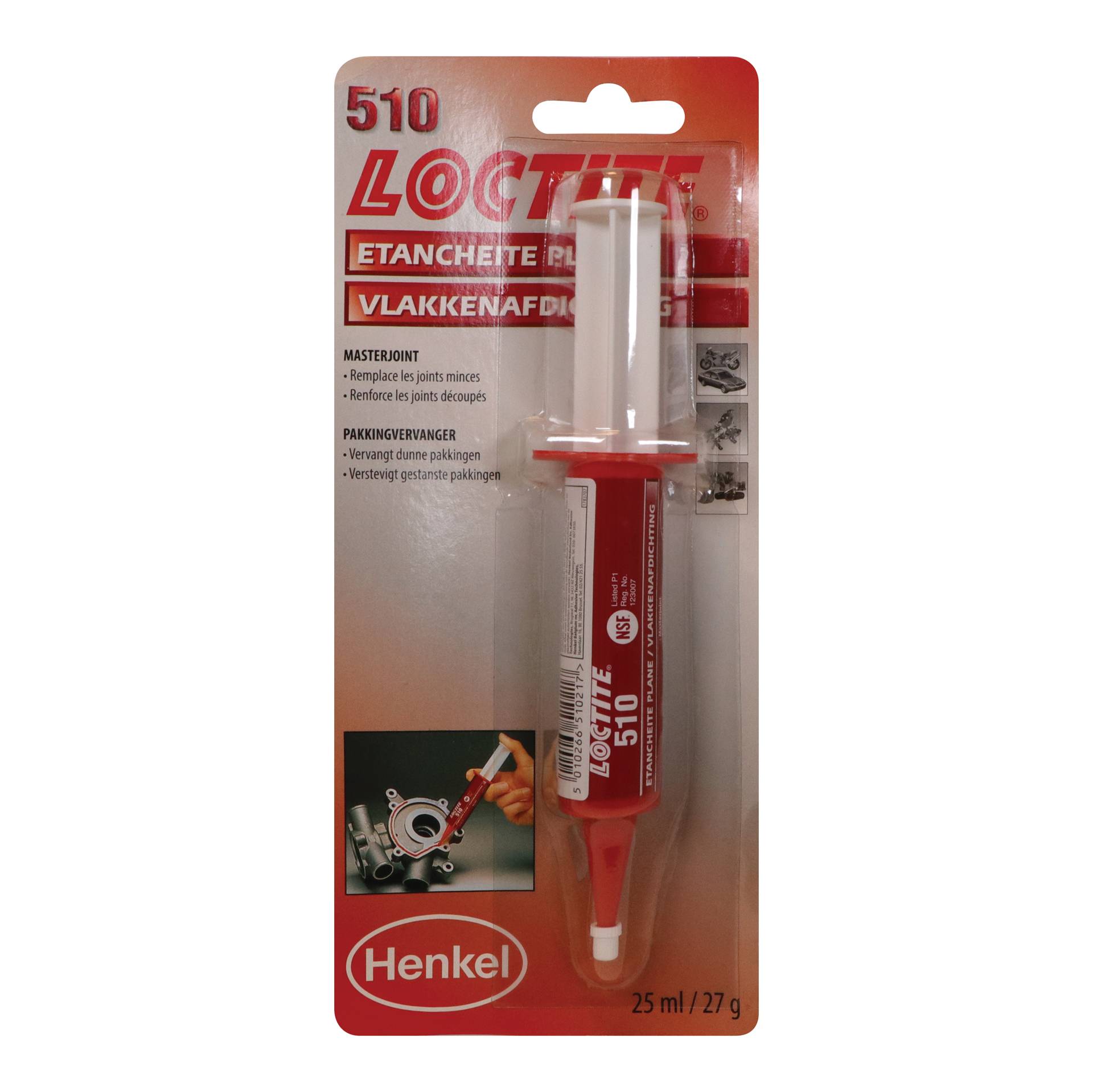 Loctite 510 Afdichting vlakke metalen 25ml-0