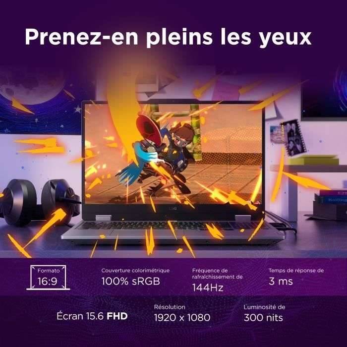 LENOVO LOQ 15IRX10 Gaming Laptop PC | Zonder Windows - 15'' FHD 144hz - Core i5-13450HX - RTX 5060 115W - 16 GB RAM -...-1