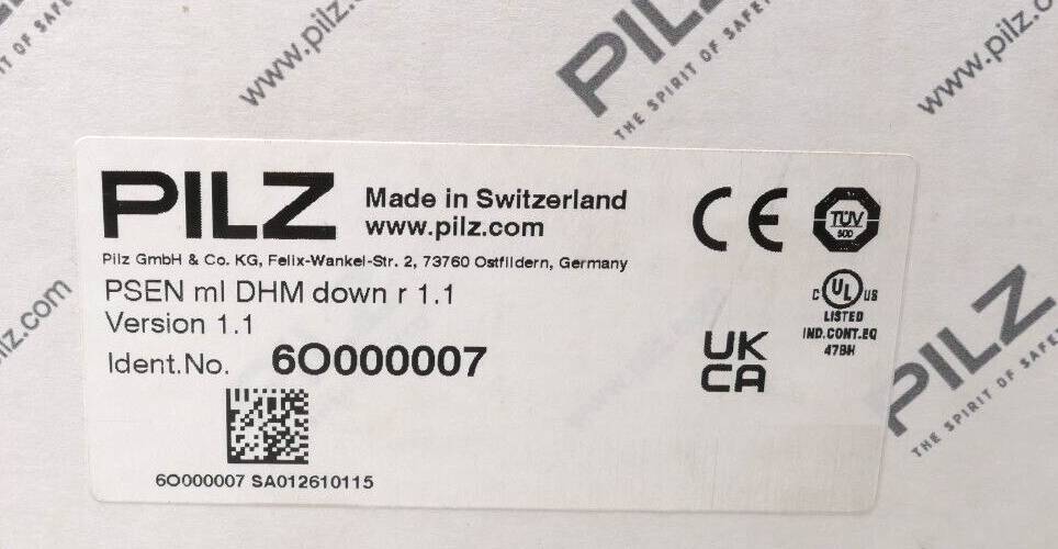 Pilz Türgriffmodul PSEN ml DHM down r 1.1 | V1.1 | 6O000007-2