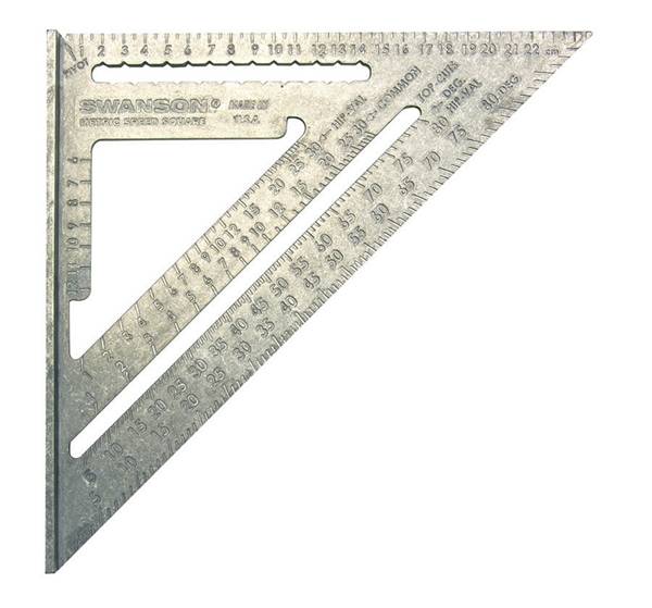 SWANSON Meetdriehoek Alu Timmermans 250 Mm Speedsquare